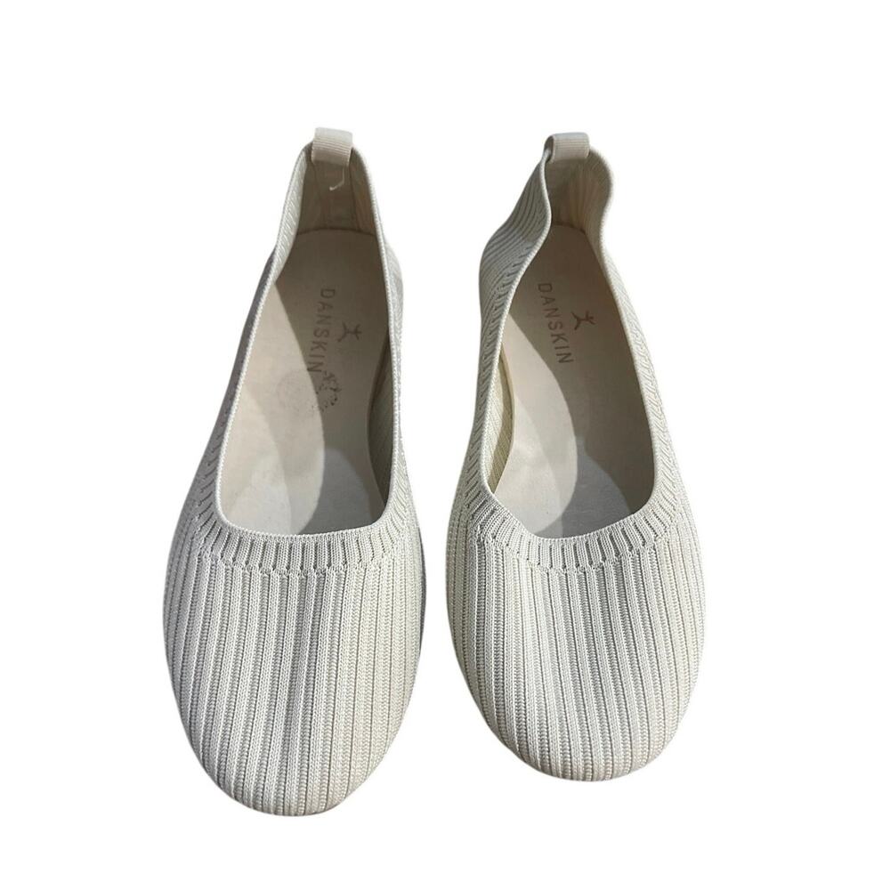 Danskin Hope Slip on Stretch Knit Ballet Flats SZ 7.5 Casual Comfort Shoesf